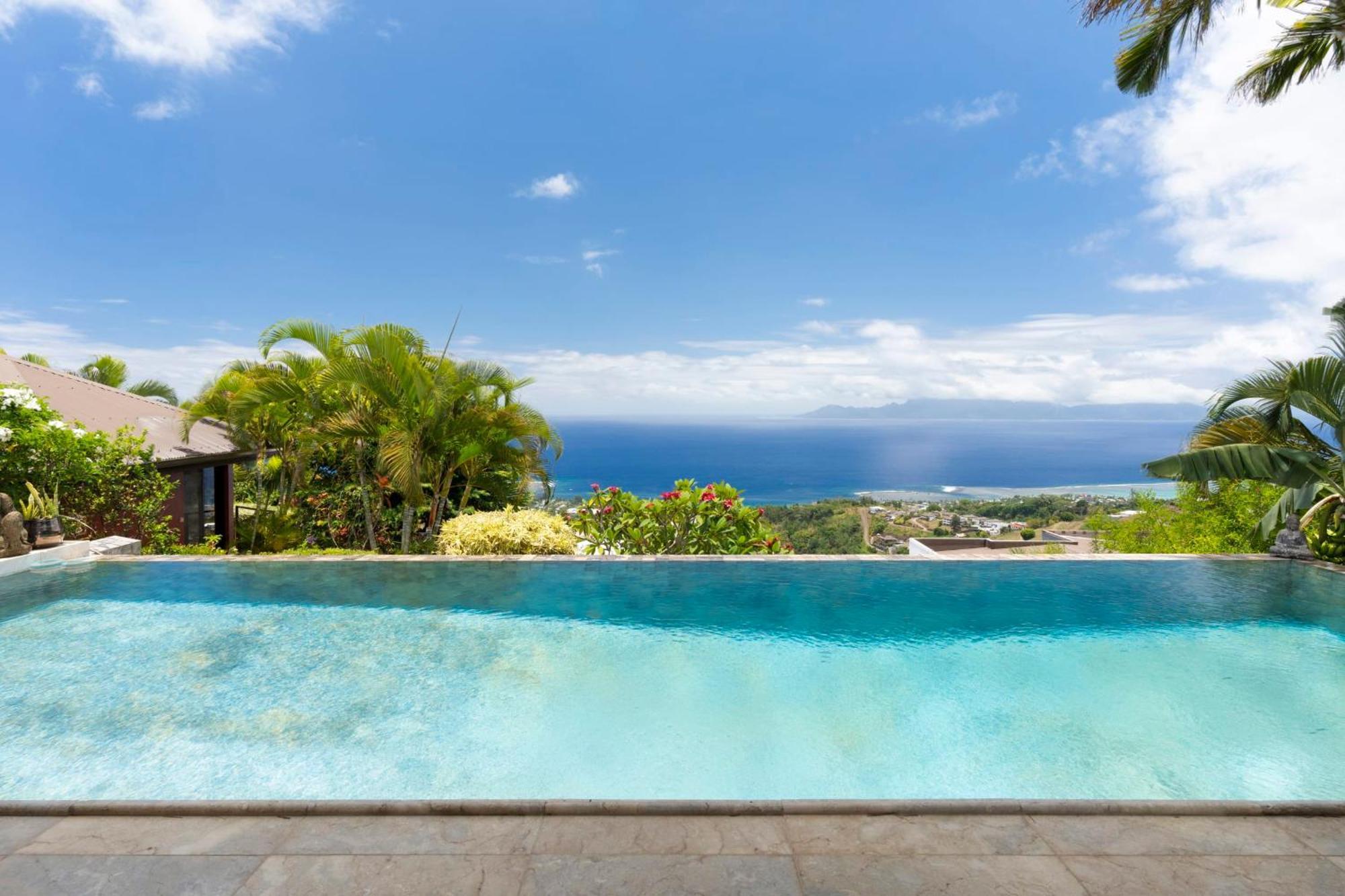 Magnifique Villa Vue Mer Exceptionnelle - Ireina Punaauia  Bagian luar foto